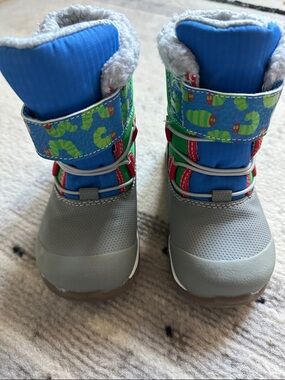 See Kai run hungry caterpillar 3M Thinsulate,  Winter Boots worn 3x. Toddler